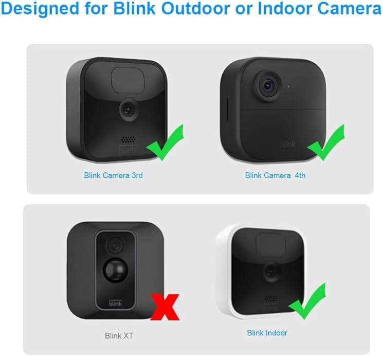 All-New Blink Outdoor Camera Surveillance Mount, 3 Pack Weatherproof Protective Housing and 360 Degree Adjustable Mount for Blink Outdoor 4/Outdoor 2K+/3rd Gen Cam, Black (Camera is Not Included) - Image 2