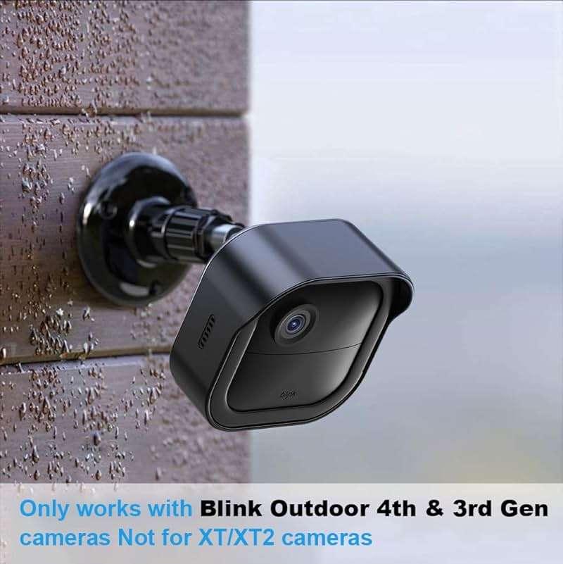 All-New Blink Outdoor Camera Surveillance Mount, 3 Pack Weatherproof Protective Housing and 360 Degree Adjustable Mount for Blink Outdoor 4/Outdoor 2K+/3rd Gen Cam, Black (Camera is Not Included) - Image 4