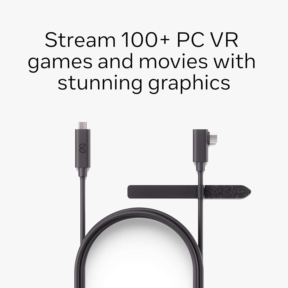 Meta Quest Link Cable - Virtual Reality Headset Cable for Quest - 16FT (5M) - PC VR - Image 2
