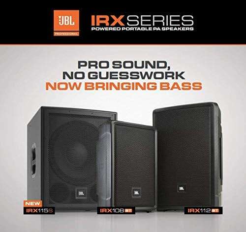 JBL Professional IRX108BT Powered PA Speaker, Portable Loudspeaker with Bluetooth, 8 Inch Woofer, 1300 Watt, Mobile DJ, Musicians, Small Venues, Ceremonies and Sports Events, Black - Image 11