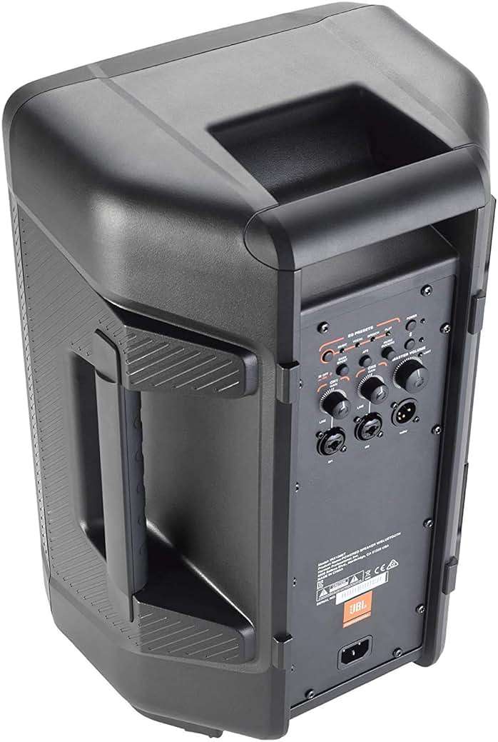 JBL Professional IRX108BT Powered PA Speaker, Portable Loudspeaker with Bluetooth, 8 Inch Woofer, 1300 Watt, Mobile DJ, Musicians, Small Venues, Ceremonies and Sports Events, Black - Image 5