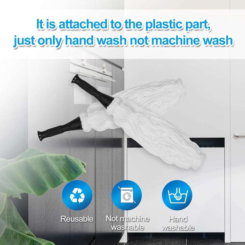 Eyliden Mop Model No.: FZ-02-2020/FZ-02-2019 Replacement Head, 2pcs Microfiber Mop Pads for Eyliden Twist Mops, Floor Cleaning Mops Head(Not Include Handle), Suitable for Any Surfaces (2pack Heads) - Image 7