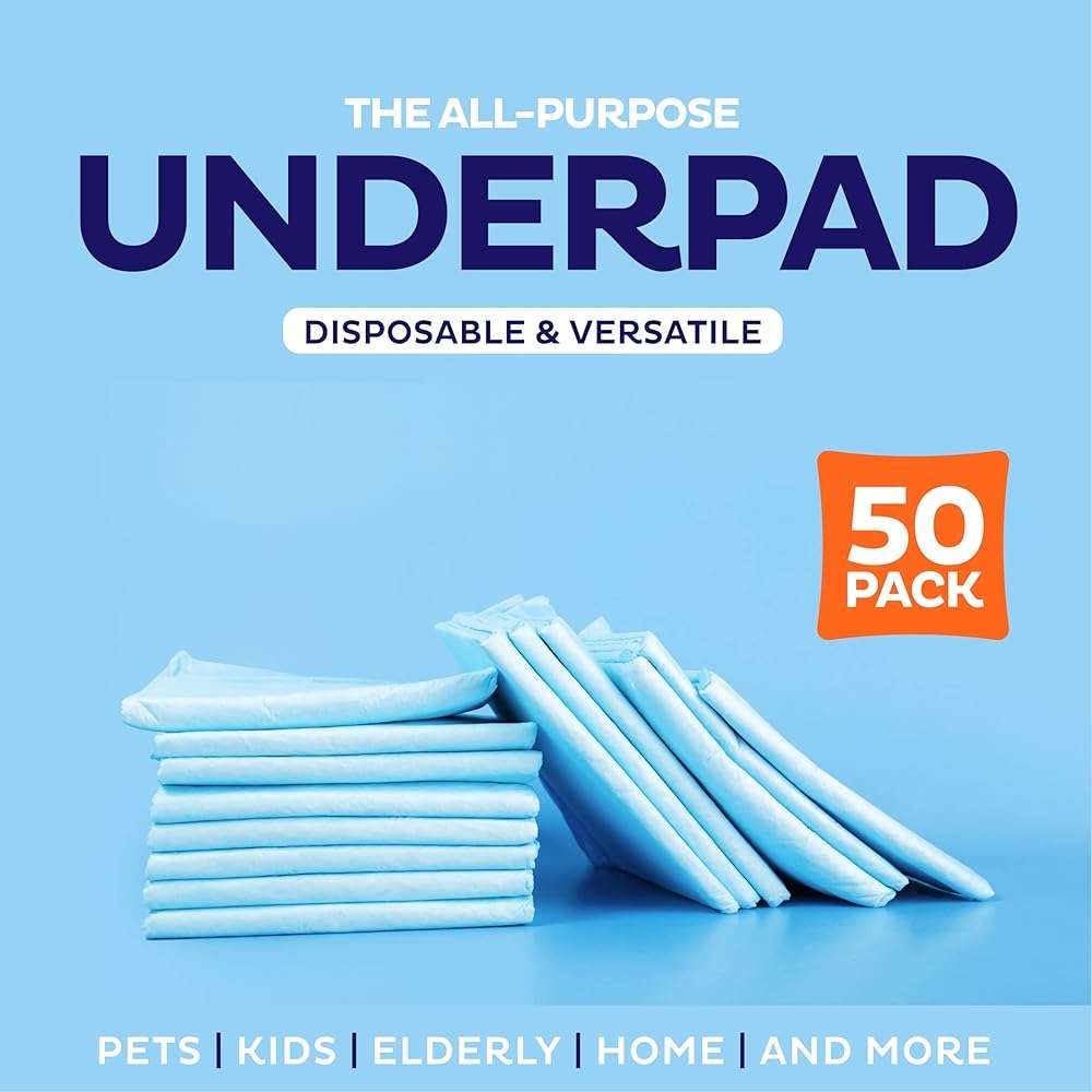 Chucks Pads Disposable [50-Pack] Underpads 23x36 Incontinence Chux Pads Absorbent Fluff Protective Bed Pads, Pee Pads for Babies, Kids, Adults & Elderly | Puppy Pads Large for Training Leak Proof - Image 7