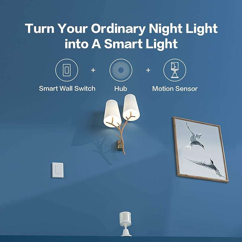 Aqara Smart Light Switch (No Neutral, Single Rocker), Requires AQARA HUB, Zigbee Light Switch, Remote Control and Smart Home Automation, Compatible with HomeKit, Google, Works with Alexa, SmartThings - Image 4