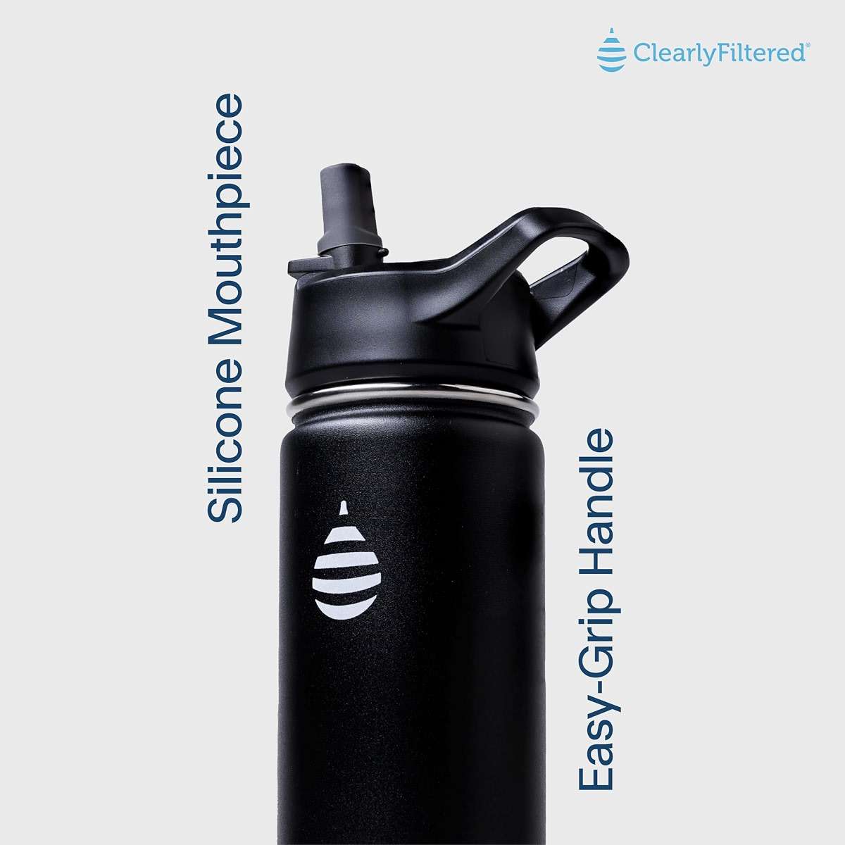 Clearly Filtered 20oz Water Bottle/Targets 200+ Contaminants/Double-Wall Insulated Stainless Steel Filtered Water Bottle BPA/BPS-Free Phthalate-Free Filters Fluoride Lead Chlorine (Pink) - Image 2