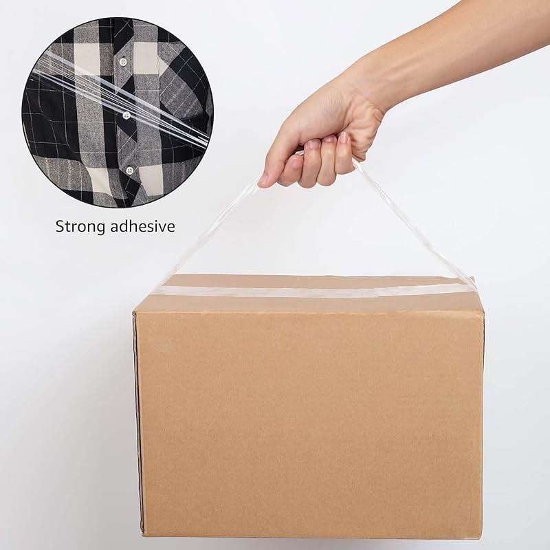 Amazon Basics Strong Adhesive Packing Tape for Moving Boxes, Shipping and Sealing, Clear, 1.88" x 109 Yards, 6-Pack, Total 654 Yards - Image 11