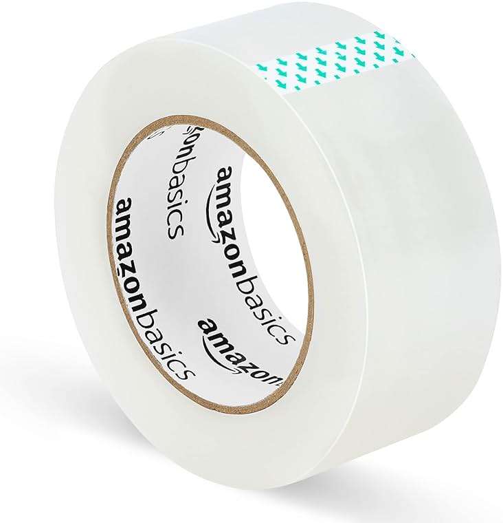 Amazon Basics Strong Adhesive Packing Tape for Moving Boxes, Shipping and Sealing, Clear, 1.88" x 109 Yards, 6-Pack, Total 654 Yards - Image 9