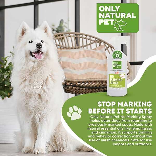 ONLY NATURAL PET No Marking Deterrent Spray for Dogs – Indoor Outdoor Urine Prevention - Stain & Odor Eliminator - Potty Pet Training Aid to Deter Peeing or Marking Carpet or Furniture – 32 Fl Oz - Image 6