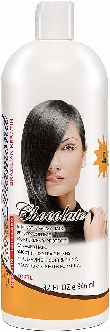 Kera Diamond Keratin Treatment Chocolate Restore w/Vitaminas 32FL Oz - Image 1
