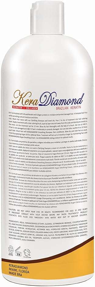Kera Diamond Keratin Treatment Chocolate Restore w/Vitaminas 32FL Oz - Image 2