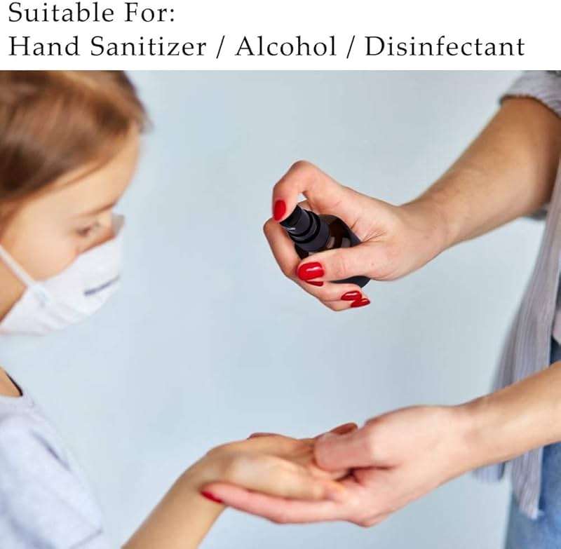 hmaimas 2oz Amber Glass Spray Bottles for Essential Oils, Small Empty Spray Bottle, Fine Mist Spray, Set of 3 - Image 9
