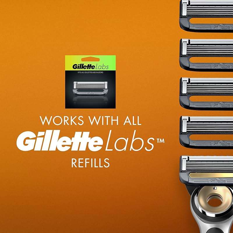 Gillette Heated Razor for Men, Starter Shave Kit by GilletteLabs, 1 Handle, 2 Razor Blade Refills, 1 Charging Dock - Image 7