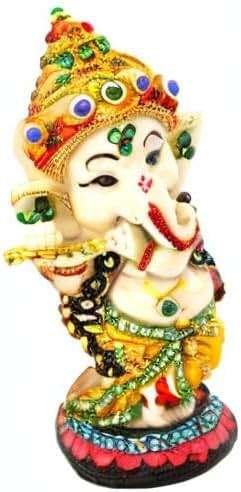 TIED RIBBONS Ganesh Statue | 5.5 inch | Ganesha Idol for Table Desktop, Indian God Idol Indian Gifts | Elephant God Statue | Ganesha Decorations | Ganesha Statues for Car Dashboard - Image 8