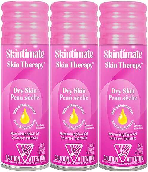 Skintimate Shaving Cream for Women, Womens Shaving Cream, Shaving Foam, Womens Shave Gel, Pack of 3, 7oz each - Image 1