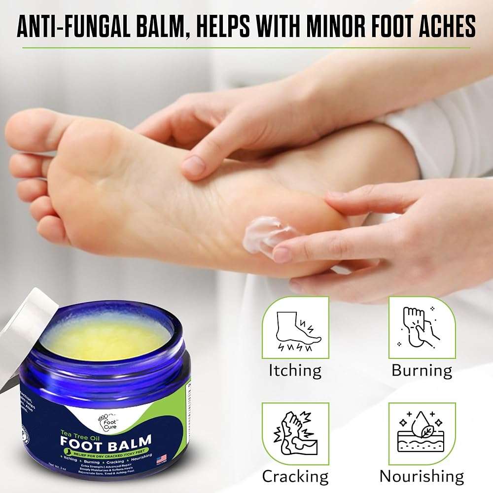 Antifungal Cream - For Itchy Feet and Skin Fungus Relief - Extra Strength Treatment for Athlete’s Foot, Ringworm, and Jock Itch. Moisturizer for Dry Cracked Feet infused with Tea Tree Oil Made in USA - Image 5
