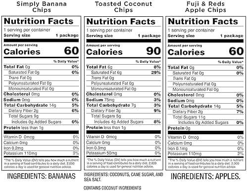 Bare Baked Crunchy, Fruit Variety Pack, 0.53 Ounce (Pack of 16) - Image 7
