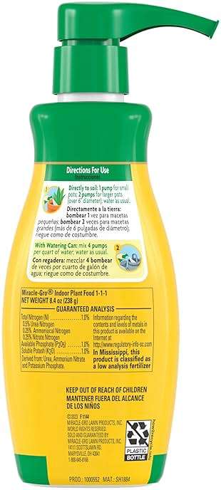 Miracle-Gro Indoor Plant Food, Liquid Plant Food for Houseplants, Snake Plants, Peace Lilies, Flowers, Vegetables, Herbs and More, 8 oz., 2-Pack - Image 8