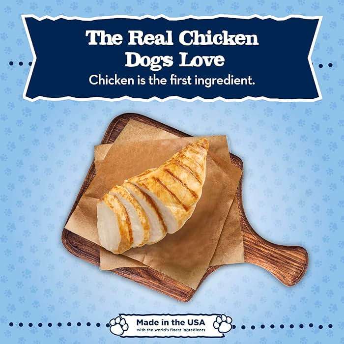 Blue Buffalo Baby Blue Natural Dry Food for Puppies, Healthy Growth Formula with DHA, Savory Chicken Recipe, 4-lb Bag - Image 3