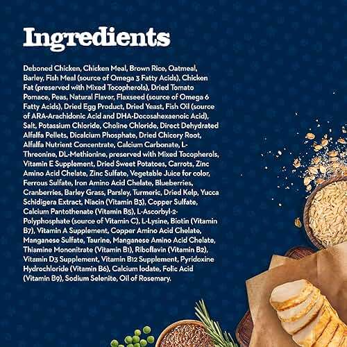 Blue Buffalo Baby Blue Natural Dry Food for Puppies, Healthy Growth Formula with DHA, Savory Chicken Recipe, 4-lb Bag - Image 6