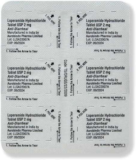 Amazon Basic Care Loperamide Hydrochloride Tablets, 2 mg, Anti-Diarrheal, 24 Count (Pack of 1) - Image 3