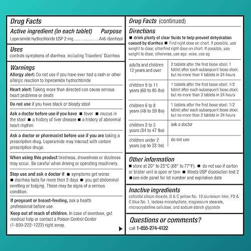 Amazon Basic Care Loperamide Hydrochloride Tablets, 2 mg, Anti-Diarrheal, 24 Count (Pack of 1) - Image 5