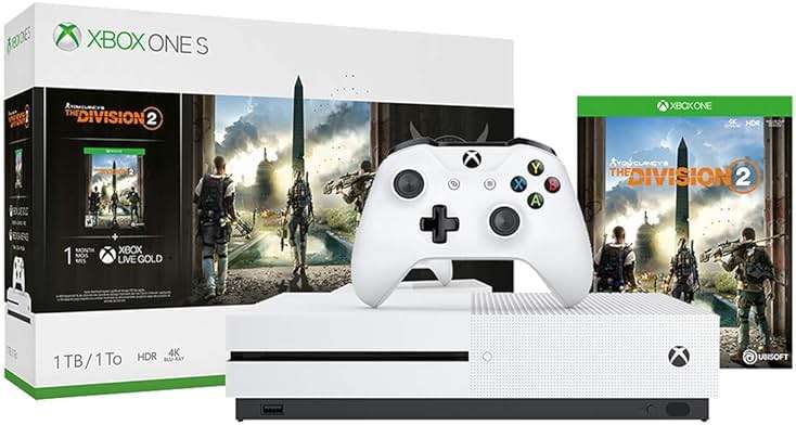 Xbox One S 1TB Console - Tom Clancy's The Division 2 Bundle (Discontinued) (Renewed) - Image 1