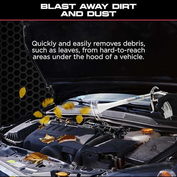 Tornador Z-014 Air Blow Out Tool | High-Performance Air Blower for Fast Car Detailing | Quickly Cleans & Dries Hard-to-Reach Areas | Essential Tool for Professionals - Image 3