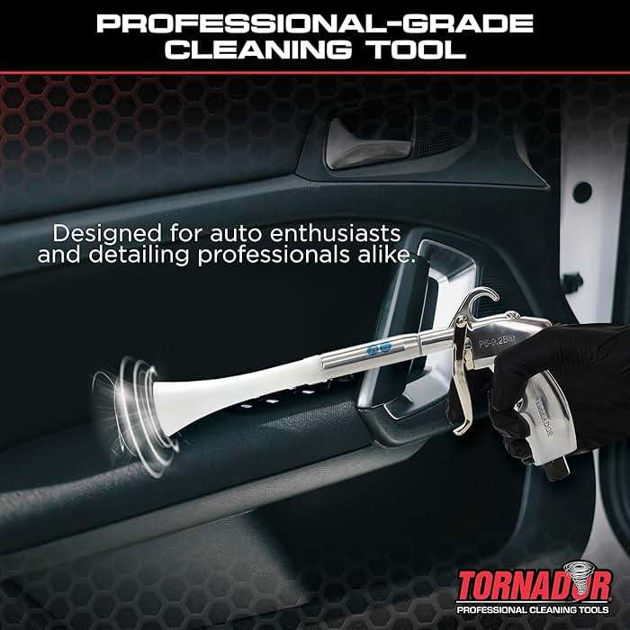 Tornador Z-014 Air Blow Out Tool | High-Performance Air Blower for Fast Car Detailing | Quickly Cleans & Dries Hard-to-Reach Areas | Essential Tool for Professionals - Image 5