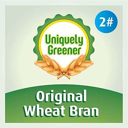 Uniquely Greener Wheat Bran, 2 lb – Non-GMO, Chemical-Free, All-Natural, Unprocessed, Finely Milled Wheat Bran for Baking, Cooking, Mushroom Growing, Fiber, Iron, and Protein - Image 1