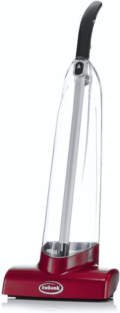 Ewbank Cascade Manual Non-Electric Lightweight Compact Carpet Cleaner Shampoo Dispensing Roller Tall Scrubber Brush, with 17 oz. Shampoo, 85 oz, Red - Image 1