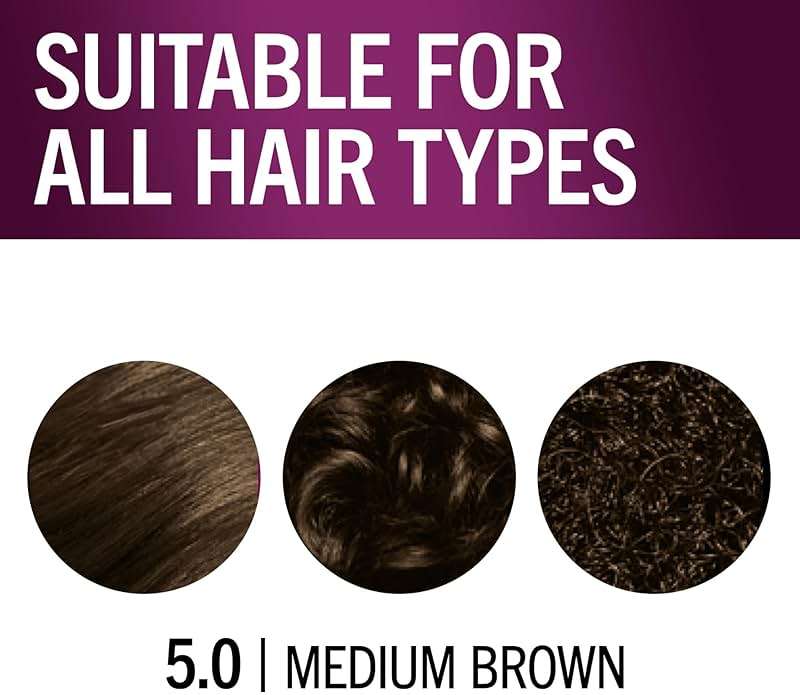 Schwarzkopf Keratin Permanent Hair Dye Cream, 5.0 Medium Brown, Professional Quality Color for Up to 100% Gray Coverage, Bond Enforcing System - Image 4