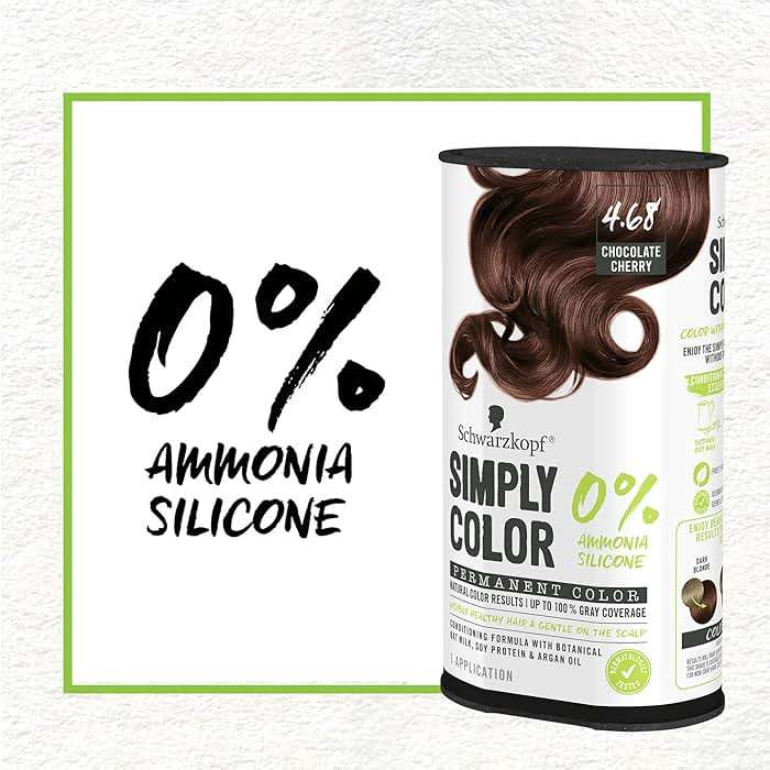 Schwarzkopf Simply Color Permanent Hair Dye, 4.68 Chocolate Cherry, Long-Lasting with Nourishing Ingredients, No Ammonia or Silicone, All Hair Types - Image 5