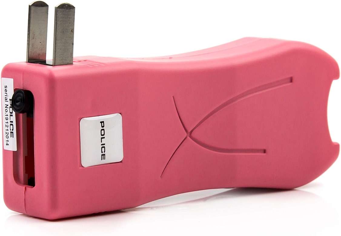 Police Stun Gun for Self Defense 398 – High Voltage Mini Rechargeable with LED Flashlight, Compact & Heavy Duty – Personal Security for Women Men – Pink - Image 5