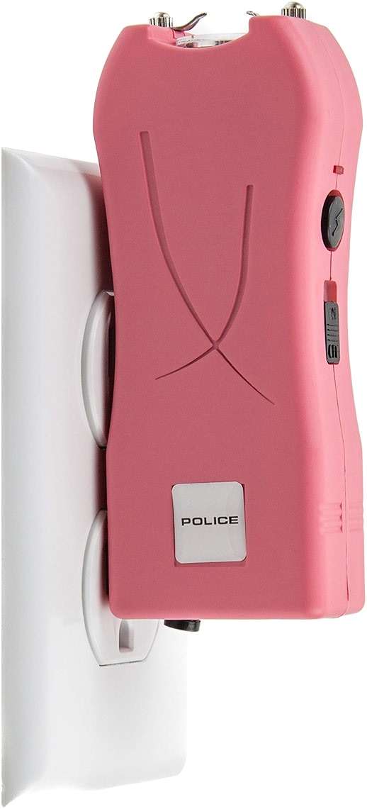 Police Stun Gun for Self Defense 398 – High Voltage Mini Rechargeable with LED Flashlight, Compact & Heavy Duty – Personal Security for Women Men – Pink - Image 6