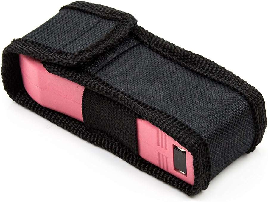 Police Stun Gun for Self Defense 398 – High Voltage Mini Rechargeable with LED Flashlight, Compact & Heavy Duty – Personal Security for Women Men – Pink - Image 7
