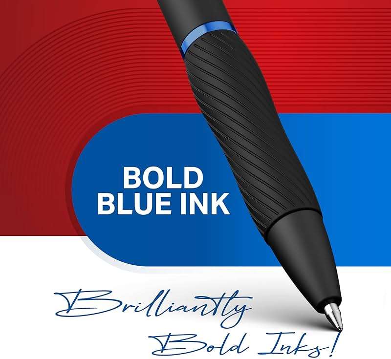 Sharpie S-Gel Pens, Medium Point (0.7mm), Blue Ink, 12 Count - Ideal for Writing, Journaling, Note-Taking, College Supplies - Image 4
