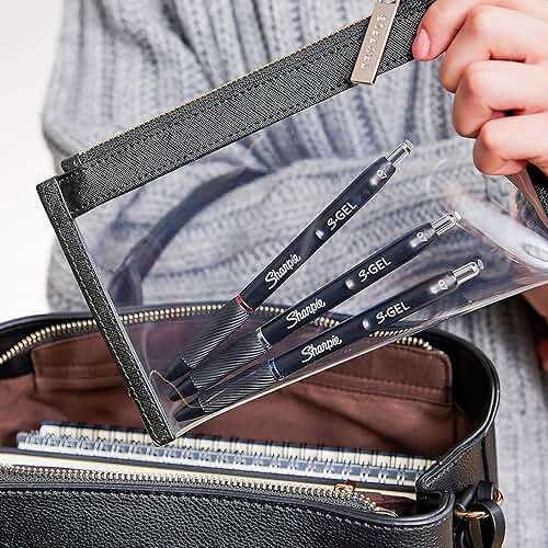 Sharpie S-Gel Gel Pens, Black Barrel, Medium Point (0.7mm), Black Gel Ink Pens, 12 Count - Home, Office, School, Journaling, Writing, Note-Taking, Teacher Supplies - Image 6