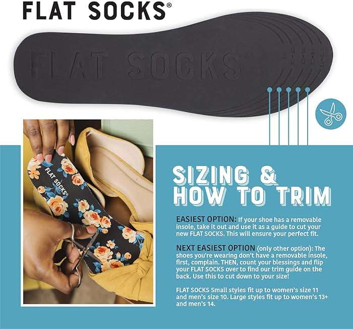 Flat Socks No Show Socks, Sockless Shoe Liner, No Slipping, No Stinking, Washable Barefoot Shoe Insert for Men and Women, Multi-Colored Patterns - Image 6