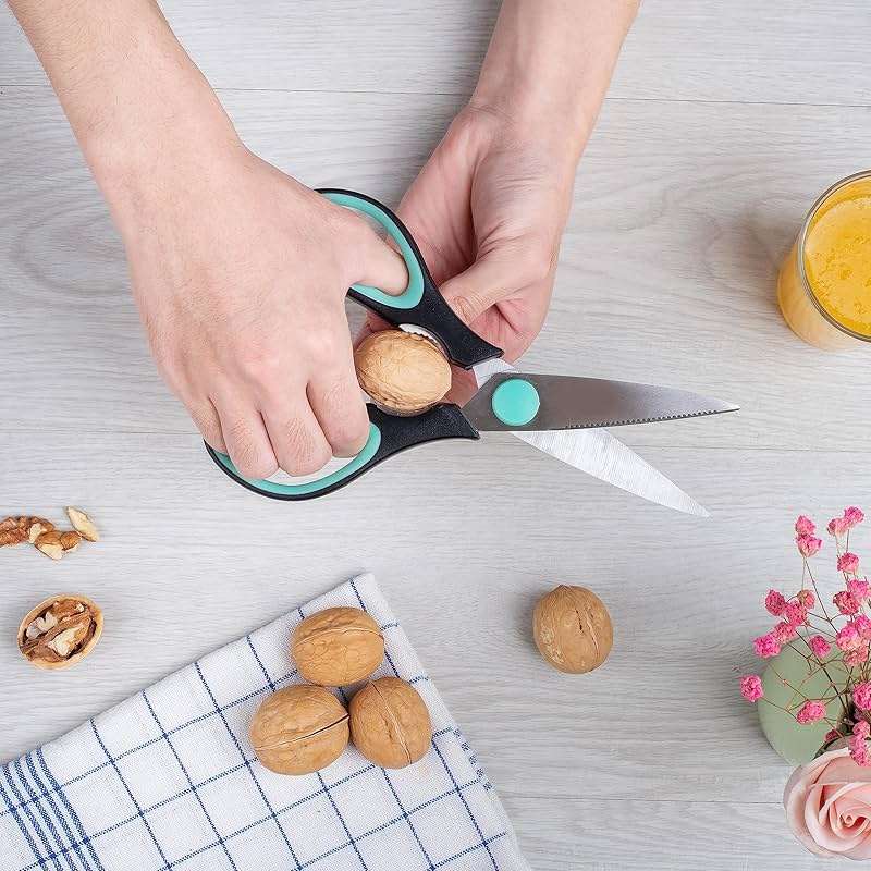 Mr. Pen- All Purpose Kitchen Shears with Protective Sheath, 8 Inch, Dishwasher Safe, Stainless Steel Food Scissors with Micro-Serrated Blades, Soft Grip Comfort Handle, Durable Utility Kitchen Shears - Image 6