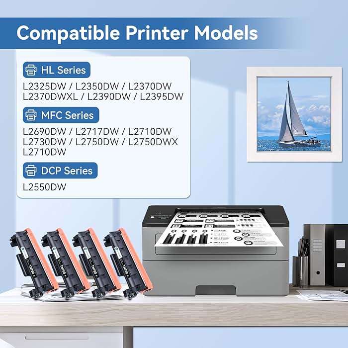 MYTONER Compatible Toner Cartridge Replacement for Brother TN760 TN-760 TN730/760 TN-730 High Yield MFC-L2690DW 2717DW MFC-L2750DW HL-L2350DW MFC-L2710DW HL-L2395DW Printer Black, 4Pack - Image 2
