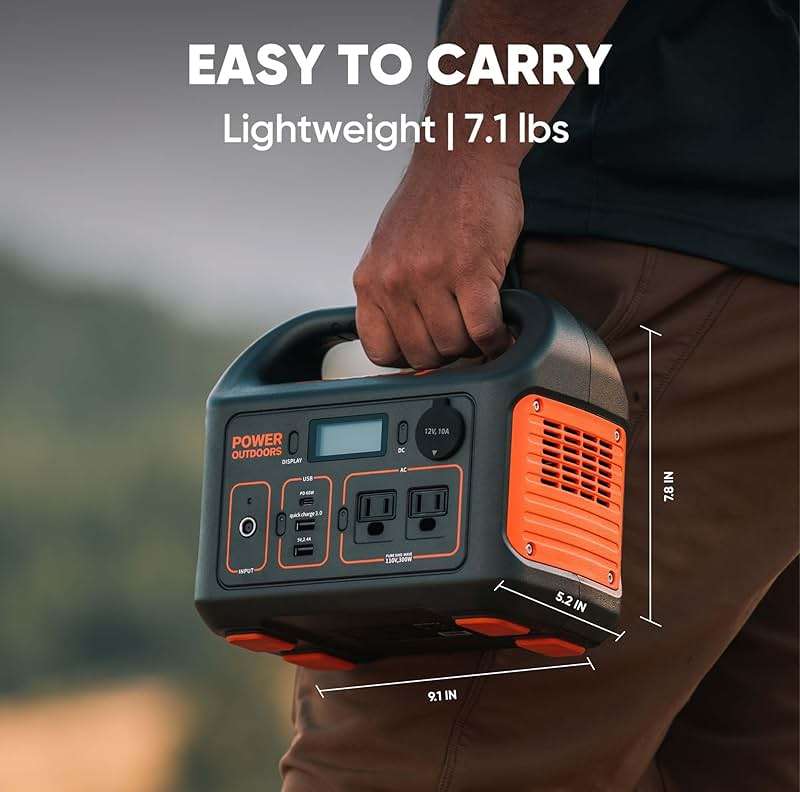 Jackery Portable Power Station Explorer 300, 293Wh Backup Lithium Battery, 110V/300W Pure Sine Wave AC Outlet, Solar Generator (Solar Panel Not Included) for Outdoors Camping Travel Hunting Blackout - Image 2