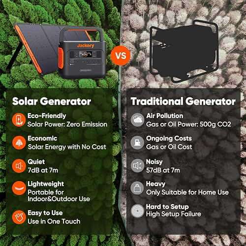 Jackery Portable Power Station Explorer 300, 293Wh Backup Lithium Battery, 110V/300W Pure Sine Wave AC Outlet, Solar Generator (Solar Panel Not Included) for Outdoors Camping Travel Hunting Blackout - Image 6