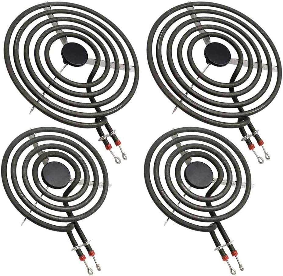 【2026 UPGRADED】 MP22YA Electric Range Burner Element Unit Set - Replacement for Ken-more Whirlpool May-tag Hardwick Norge Ranges/Stoves - Include 2 pcs MP15YA 6" and 2 pcs MP21YA 8" by Beaquicy - Image 1