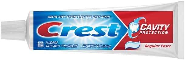 Crest Fluoride Anticavity Toothpaste, Prevents Cavities Before They Start, Regular Paste, 8.2 Ounce (Pack of 5) - Image 3