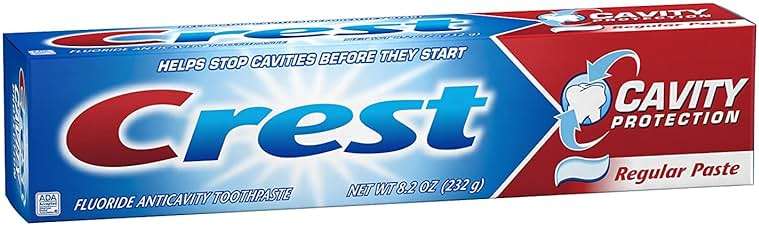 Crest Fluoride Anticavity Toothpaste, Prevents Cavities Before They Start, Regular Paste, 8.2 Ounce (Pack of 5) - Image 5
