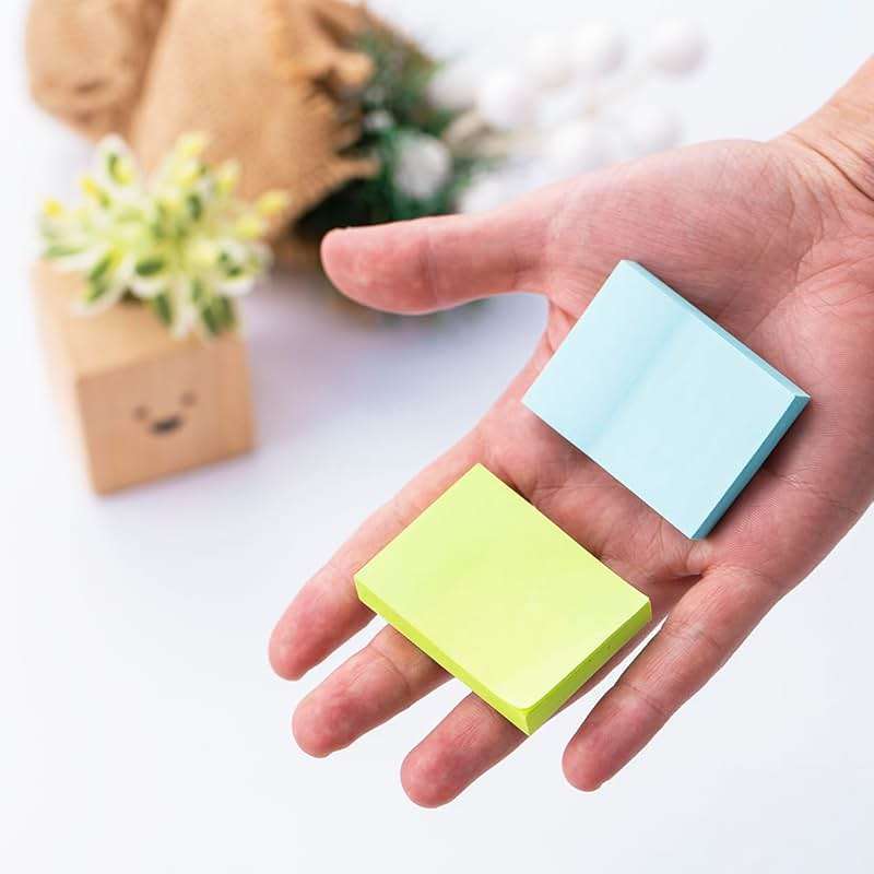 Mini Sticky Notes 1.5x2 Inches, Bright Colors Self-Stick Pads, 24 Pack, 75 Sheets/Pad,1800 Sheets - Image 2