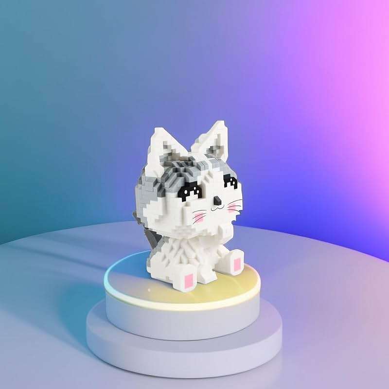 Larcele Cat Micro Building Blocks Pet Mini Building Toy Bricks, 867 Pieces KLJM-02 (Model 2285) - Image 6