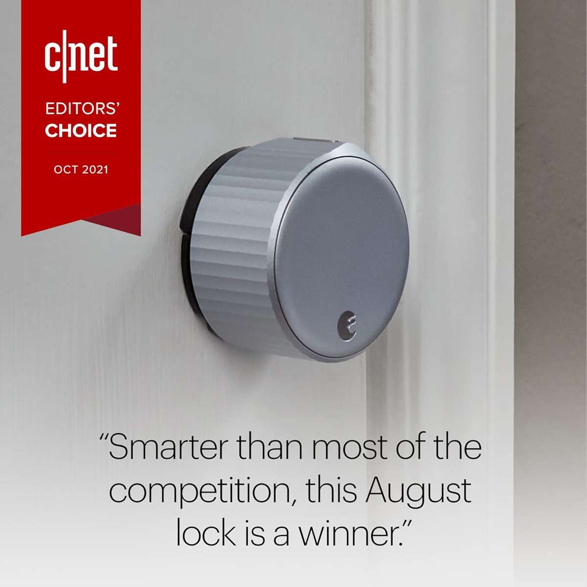 August Home, Silver Wi-Fi Connected Smart Keyless Entry Door Lock, Electronic Door Lock Fits Your Existing Deadbolt in Minutes, ‎ ‎AUG-SL05-M01-S01 - Image 12