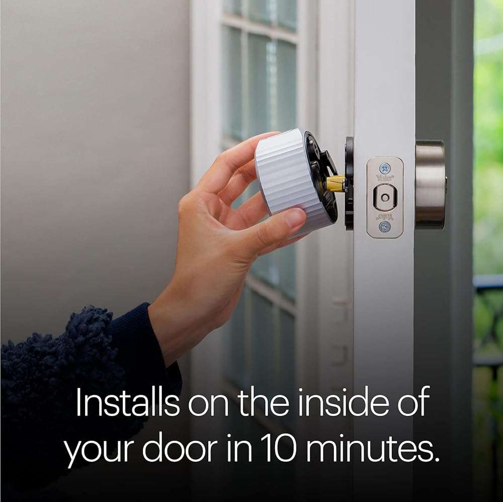 August Home, Silver Wi-Fi Connected Smart Keyless Entry Door Lock, Electronic Door Lock Fits Your Existing Deadbolt in Minutes, ‎ ‎AUG-SL05-M01-S01 - Image 6