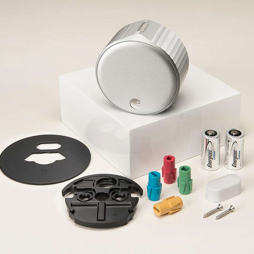 August Home, Silver Wi-Fi Connected Smart Keyless Entry Door Lock, Electronic Door Lock Fits Your Existing Deadbolt in Minutes, ‎ ‎AUG-SL05-M01-S01 - Image 10